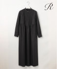 23区 S 【R(アール)】チンツコットン シャツワンピース