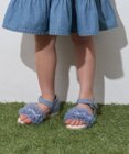 ANY KIDS チュールフリル サンダル