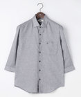 JOSEPH ABBOUD 【キングサイズ・サステイナブル・JAPANファブリック】ソアロンパナマシャンブレーシャツ