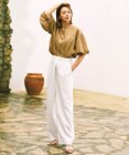 自由区 S 【SHIHOさん着用・機能性抜群・旬シルエット】ファンクショナルブロード カーブパンツ