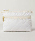 LeSportsac PERFECT COSME POUCH/ピュアホワイトキルト
