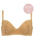 BRADELIS New York 【BRADELIS New York / 育乳補整ブラ・STEP1 集める】ジャスミンステップ1ブラ26S1