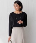 23区 L 【Oggi4月号掲載/洗える】ミニマルディテールプルオーバー カットソー