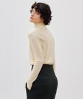 BEIGE， 【洗える】SORE / シアーコットンハイネックカットソー