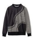 JOSEPH HOMME CRAWLING JAQUARD KNIT