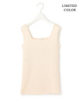 ICB 【新色追加・WEB限定カラーあり・洗える】ブロードステッチリブ タンクトップ