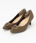 ANY SIS 【WEB&一部店舗限定】バックルスエード パンプス