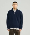 J.PRESS YORK STREET 【UNISEX】ウールカシミヤ ハーフジップニット