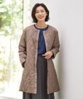 J.PRESS LADIES S 【洗える】高密度タフタ キルティング ロング コート