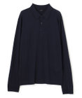 JOSEPH HOMME LIGHT MERIONS KNIT POLO LONG SLEEVE