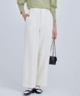 組曲 S 【WEB限定】ベーシックダブルクロス ワイドストレートパンツ