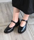 APOM 本革メリージェーンブローグシューズ 30