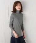 ANY 【洗濯機可】ソフトタッチリブタートルネック