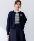 組曲 L スウェットライクニットブルゾン