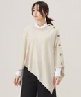 J.PRESS LADIES 【洗える】SOFT TOUCH WOOL ニット ポンチョ