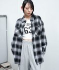 WEGO チェックBIGネルシャツ