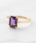 TOCCA 【WEB＆数量限定】SCENT OF FLOWER RING K18 イエローゴールド アメジスト 指輪