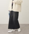 裏起毛デニムスカート