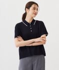 J.PRESS LADIES L 【洗える】ドライコットン ポロ ニット