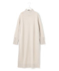 ICB L 【WEB限定カラーあり】 ソフトカシミヤミックス ハイネックワンピース