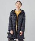 J.PRESS LADIES L 【WEB限定カラーあり・洗える】コンパクトタフタキルティング フーデッド コート
