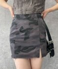 WEGO カモフラージュタイトミニスカート
