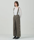GRACE CONTINENTAL サスペンダーデニムパンツ
