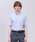 J.PRESS MEN 【吸水速乾 / 抗菌防臭 / 遮熱 / 防シワ】【J.PRESS OXFORD JERSEY】カノコインレイ半袖 シャツ / B.D.