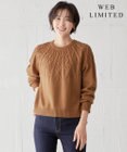J.PRESS LADIES L 【WEB限定・洗える】 EIGER CORD 求心編み ニット