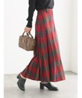 Te chichi チェックアソートロングプリーツスカート