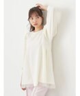 earth music&ecology チュールドッキングチュニック
