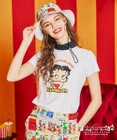 FILA GOLF／marie claire 【LOUDMOUTH×Betty Boop™】レディース モックネックシャツ