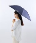 AURORA NINA RICCI （ニナリッチ)  リボン＆ネモフィラ風 刺しゅう晴雨兼用パラソル（クイックオープン折り畳み・ミニ傘）
