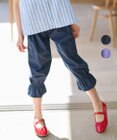 組曲 KIDS 【150-160cm】フリルクロップ丈 パンツ
