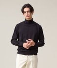 J.PRESS MEN 品よく暖かで首元からスマートに【ストレッチ / イージーケア】【FLEX YARN】タートルネック ニット