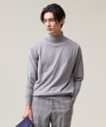 J.PRESS MEN 品よく暖かで首元からスマートに【ストレッチ / イージーケア】【FLEX YARN】タートルネック ニット