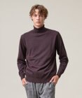 J.PRESS MEN 品よく暖かで首元からスマートに【ストレッチ / イージーケア】【FLEX YARN】タートルネック ニット