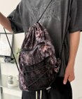 WEGO 【ユニセックス着用ITEM】コードデザインナップサック
