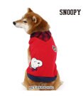 PET PARADISE スヌーピー おりこうトレーナー  レッド 中型犬 大型犬