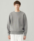 UNFILO MENS 【新色追加】スウェットライク クルーニット [24年秋冬商品]