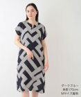 UCHINO クレープガーゼ ジオメトリックワンピース