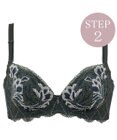 BRADELIS New York 【BRADELIS New York / 育乳ブラ・STEP2 寄せる】ローズステップ2ブラ23A1  脇高設計でスッキリ補正するブラ