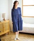 tsumori chisato SLEEP ツモリチサト ワンピース 長袖 ルームウェア 綿混(本体) レディース UNX555 /ワコール