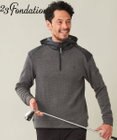 23区GOLF 【23Fondation/MEN】【吸湿発熱】ワッフルジャガード ハーフジップ