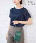 J.PRESS LADIES 【WEB限定カラーあり・セットアイテム】コインケース付き スマホ ポシェット