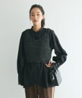 CRAFT STANDARD BOUTIQUE ワッフル編み短丈ニットベスト