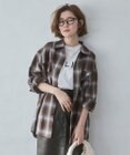 WEGO 【ユニセックス着用ITEM/SMLサイズ展開】オンブレチェックシャツ（LS）