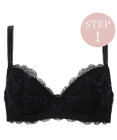 BRADELIS New York 【BRADELIS New York / 育乳補整ブラ・STEP1 集める】ジャスミンステップ1ブラ25A1 補正下着 ブラジャー