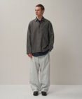 ATON LINEN WOOL TWILL | シャツジャケット - UNISEX