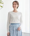 自由区 【XSサイズ～/洗える】レーヨンストレッチ プルオーバーニット